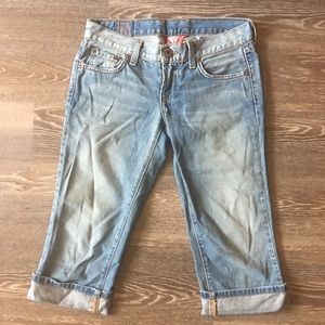 Lucky Brand Rocker Carly Crop Jeans